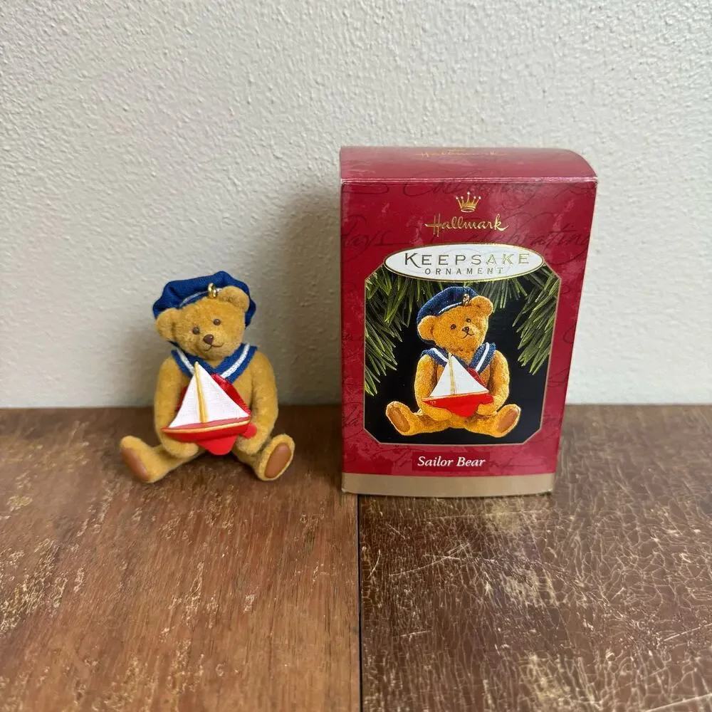 Hallmark‎ Keepsake Ornament VINTAGE NWT Sailor Bear Christmas Ornament